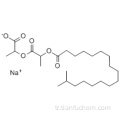 İzoktadekanoik asit, 2- (1-karboksietoksi) -1-metil-2-oksoetil ester, sodyum tuzu (1: 1) CAS 66988-04-3